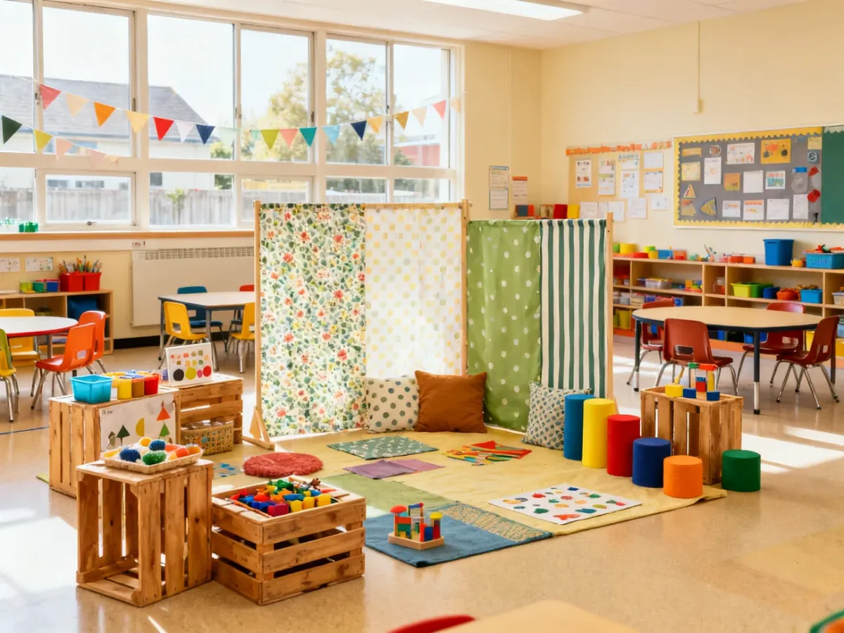 Dekoracje scenograficzne ponownie wykorzystane podczas zajęć edukacyjnych