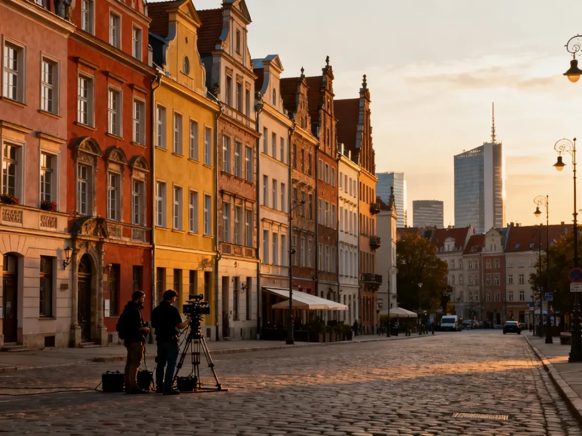 Wrocławska ulica wykorzystana jako autentyczna lokacja filmowa