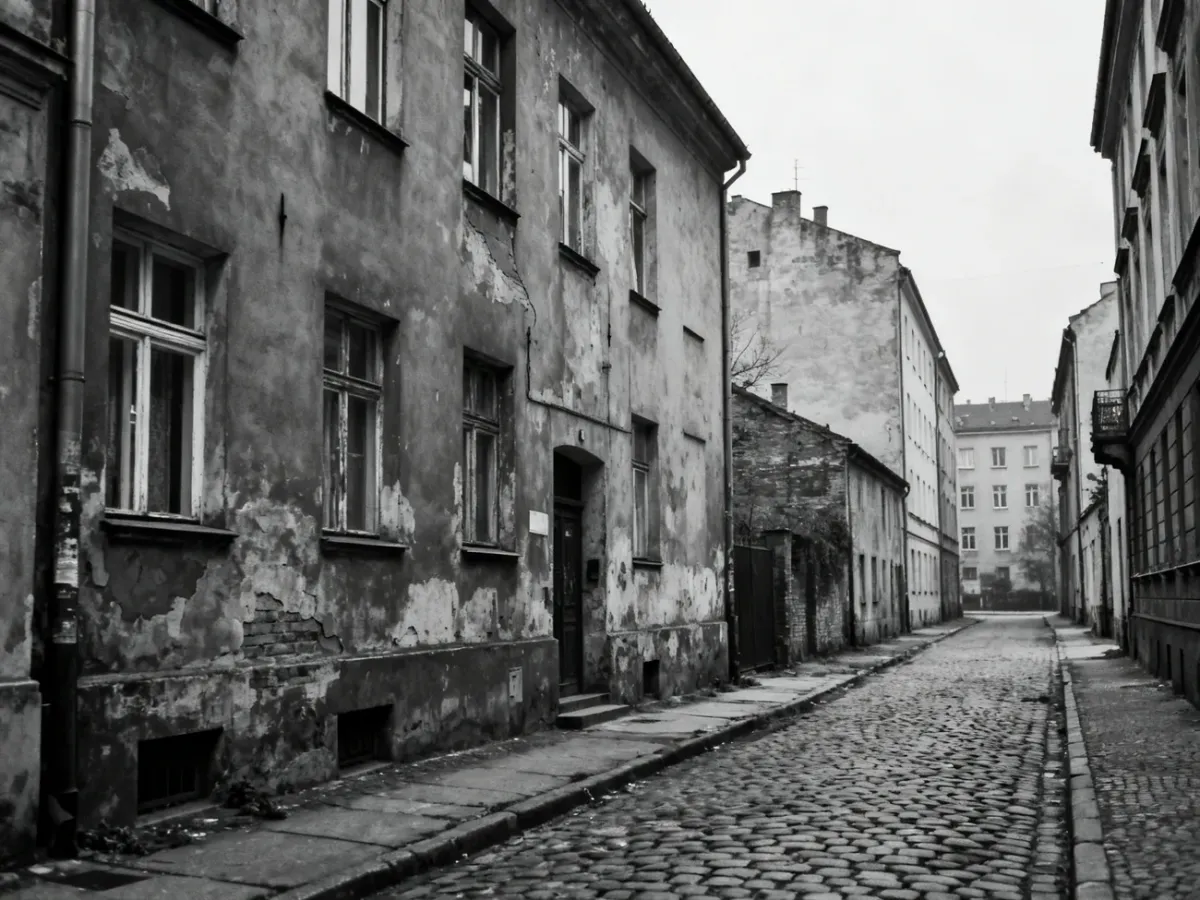 Powojenna ulica Wrocławia wykorzystana jako filmowy Berlin Wschodni