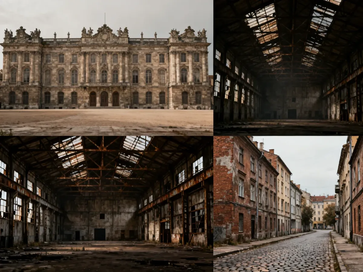 Zróżnicowane lokacje filmowe Dolnego Śląska: pałac, obiekt industrialny i historyczne kamienice